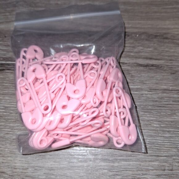 Baby Girl Shower Lot 6 Bottle Openers 2 pks Scratch-off game bag of plastic pins - Picture 5 of 6